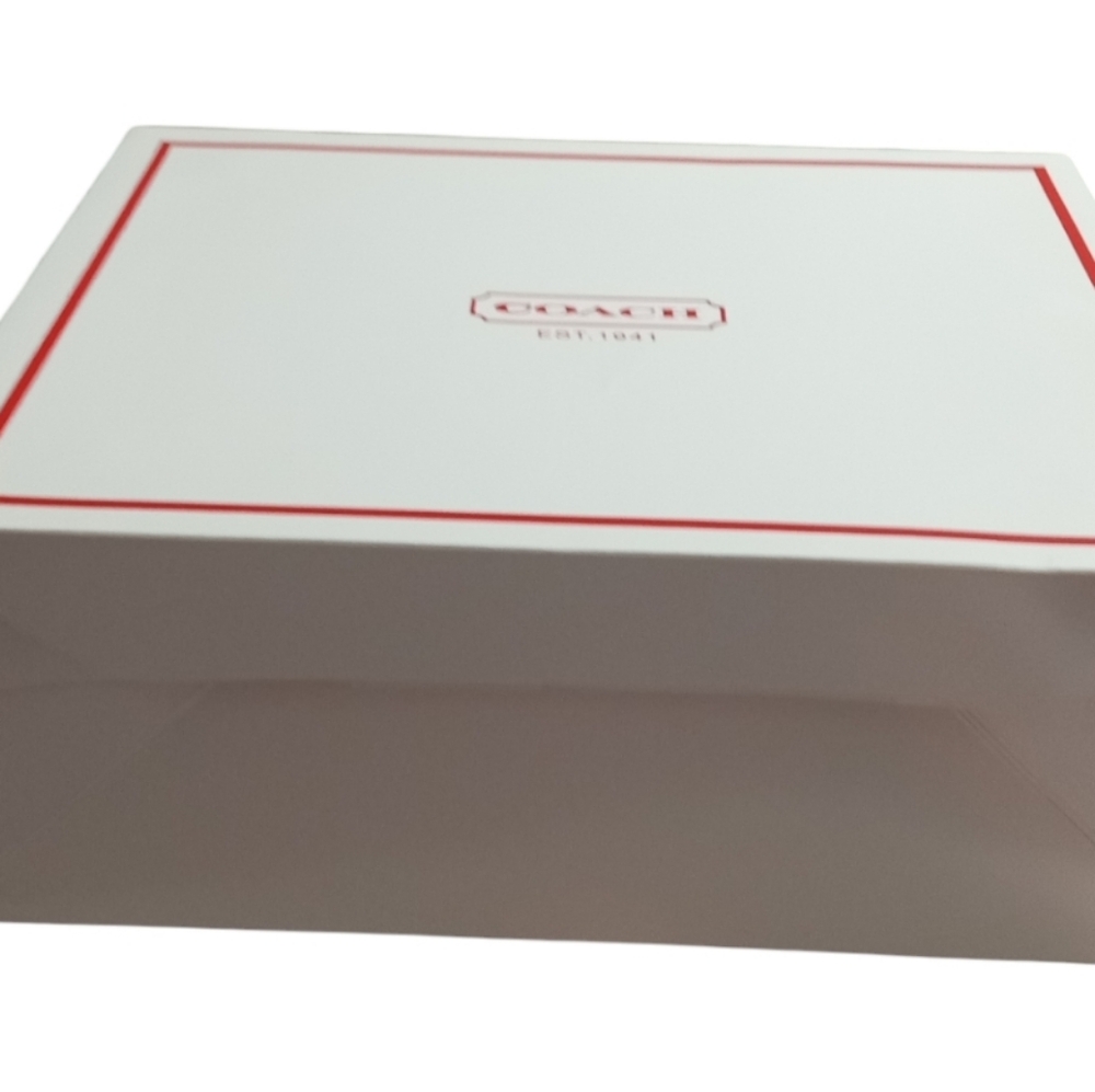 Coach White and Red Vintage Storage -Gift Box